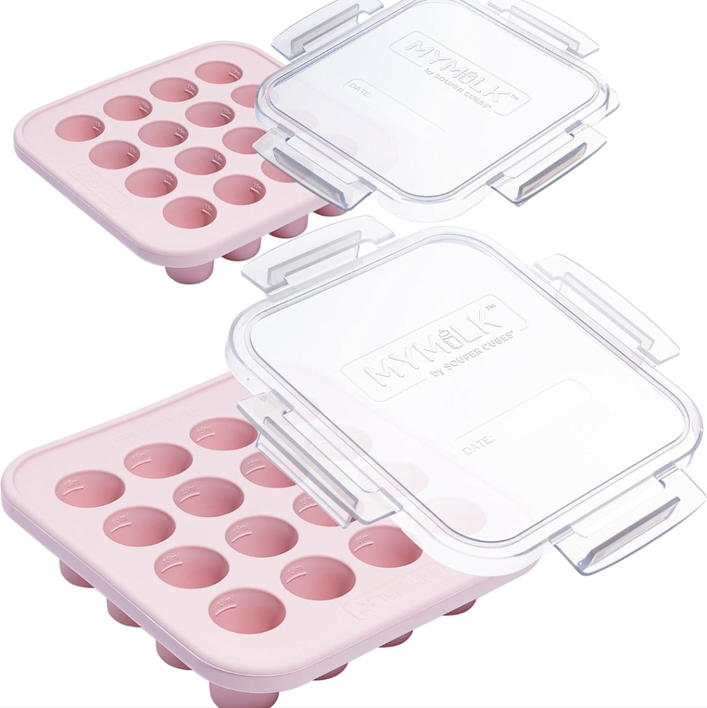 Souper Cubes MyMilk 1/2 Oz. Freezer Silicone Breast Breast Milk Molds